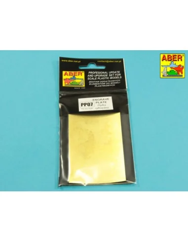 Engrave plate - Aber Models PP07