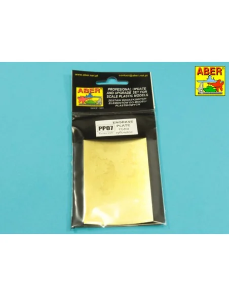 Engrave plate - Aber Models PP07