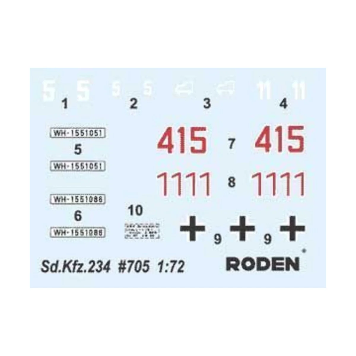 Schwerer Panzerspähwagen Sd.Kfz. 234/2 Puma - Roden 705