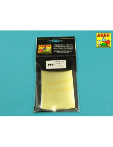 [NO_DESC] Engrave plate - Aber Models PP11