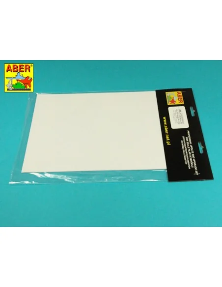 Polystyrene plates 195 x 315 x 0, 25 mm x 5 pcs. - Aber Models PS-1