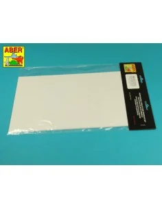 Polystyrene plates 195 x 315 x 0, 50 mm x 4 pcs. - Aber Models PS-2
