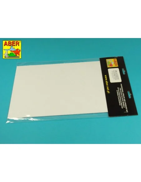 Polystyrene plates 195 x 315 x 0, 75 mm x 3 pcs. - Aber Models PS-3