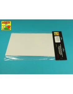 Polystyrene plates 195 x 315 x 1, 50 mm x 2 pcs. - Aber Models PS-5
