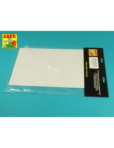 Polystyrene plates 195 x 315 x 2, 00 mm x 1 pcs. - Aber Models PS-6