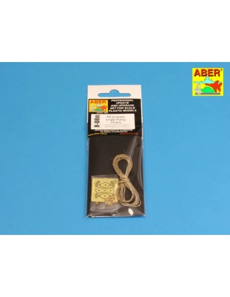 All – purpose single Pulley x 2pcs - Aber Models R-08N