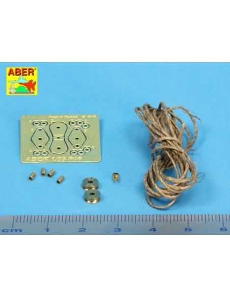 [NO_DESC] All – purpose single Pulley x 2pcs - Aber Models R-08N