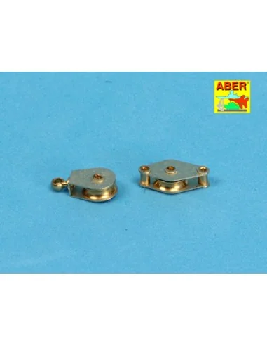 All – purpose single Pulley x 2pcs - Aber Models R-08N