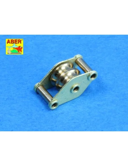 All- purpose double Pulley x 2pcs - Aber Models R-09N