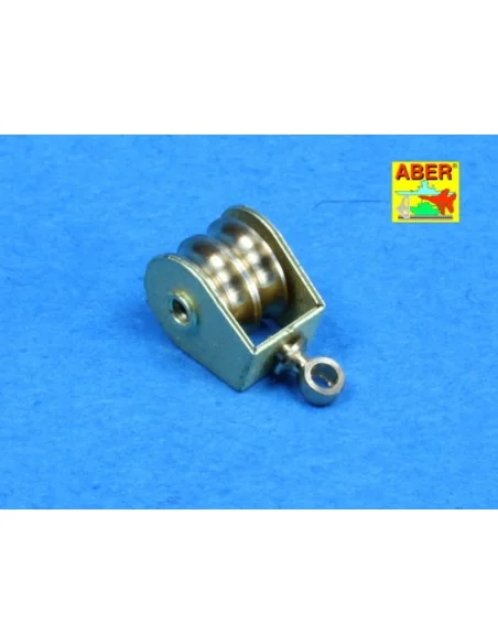 All- purpose double Pulley x 2pcs - Aber Models R-09N