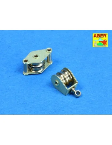 All- purpose double Pulley x 2pcs - Aber Models R-09N