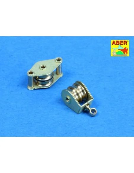 All- purpose double Pulley x 2pcs - Aber Models R-09N