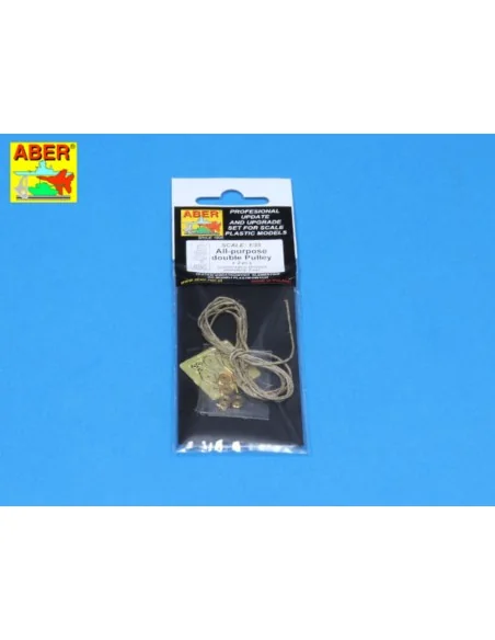 [NO_DESC] All- purpose double Pulley x 2pcs - Aber Models R-09N