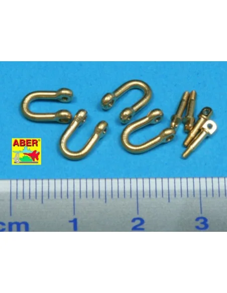 Late model shackle for Pz.Kpfw.VI Tiger Ausf B x4pcs - Aber Models ...