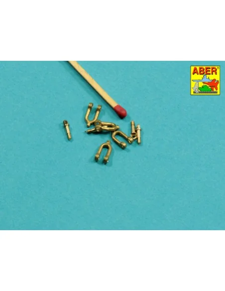 Late model shackle for Pz.Kpfw.VI Tiger Ausf B x4pcs - Aber Models ...