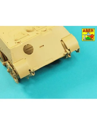 Late model shackle for Pz.Kpfw.VI Tiger Ausf B x4pcs - Aber Models ...