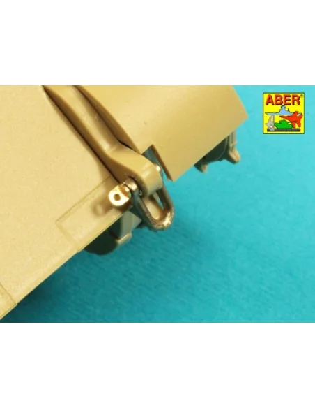 Late model shackle for Pz.Kpfw.VI Tiger Ausf B x4pcs - Aber Models ...