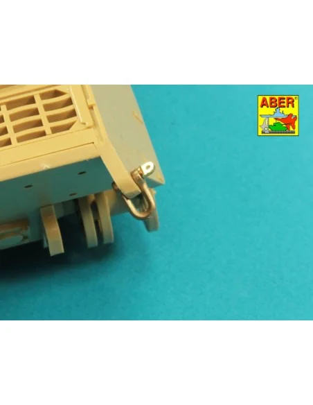 Late model shackle for Pz.Kpfw.VI Tiger Ausf B x4pcs - Aber Models ...