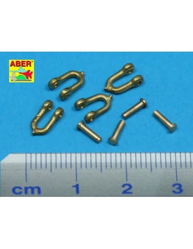 Early model shackle for Pz.Kpfw.VPanther x 4pcs - Aber Models R-14