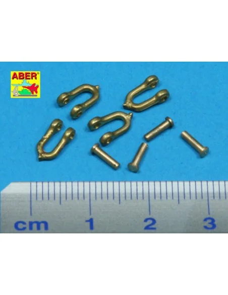 Early model shackle for Pz.Kpfw.VPanther x 4pcs - Aber Models R-14