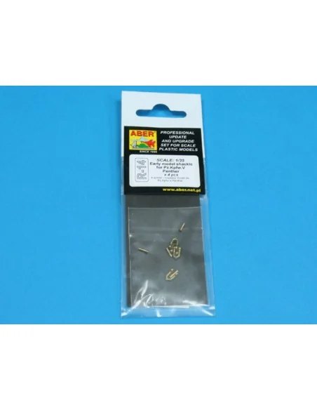 Early model shackle for Pz.Kpfw.VPanther x 4pcs - Aber Models R-14