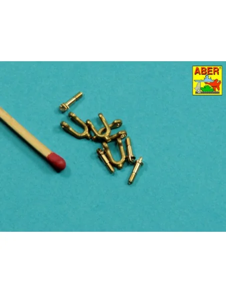 Late model shackle for Pz.Kpfw.V Panther x 4pcs - Aber Models R-16