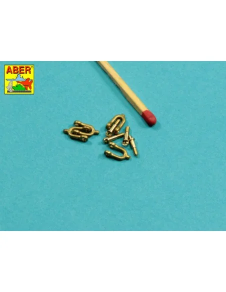 Late model shackle for Pz.Kpfw.V Panther x 4pcs - Aber Models R-16
