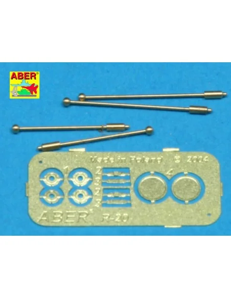 German width indicator for Sd.Kfz.234 x 4 pcs - Aber Models R-20