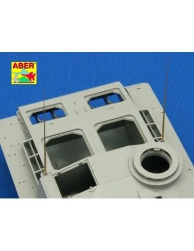 German 2m aerials(set of 3pcs) - Aber Models R-26