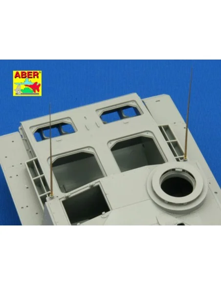 German 2m aerials(set of 3pcs) - Aber Models R-26