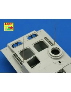 German 2m aerials(set of 3pcs) - Aber Models R-26 2