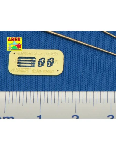 German 2m aerials(set of 3pcs) - Aber Models R-26
