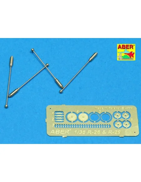 German indicator for Sd.Kfz.231 232 x 4 pcs - Aber Models R-29