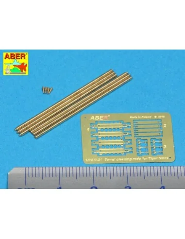 Barrel cleaning rods for King Tiger - Aber Models R-32