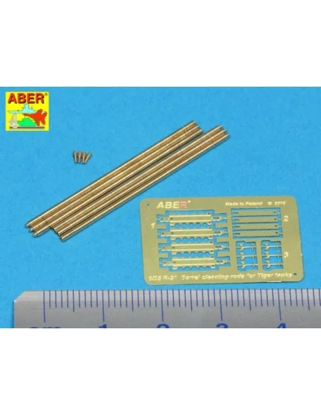 Barrel cleaning rods for King Tiger - Aber Models R-32