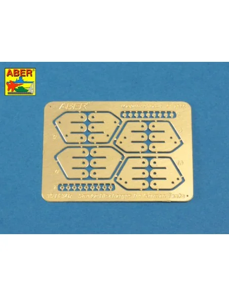 Smoke Discharges for German Tanks - Aber Models R-34