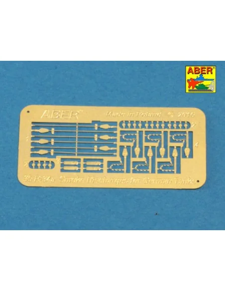 Smoke Discharges for German Tanks - Aber Models R-34