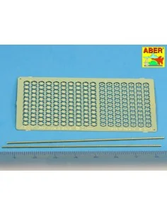 Hexagonal bolts & nuts 1, 5mm useful for 1/16 scale - Aber Models R-40