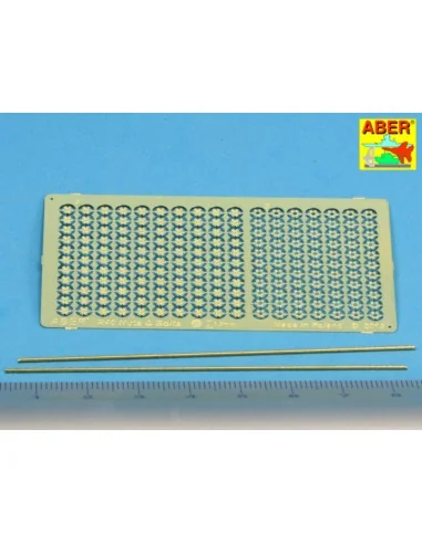 Hexagonal bolts & nuts 1, 5mm useful for 1/16 scale - Aber Models R-40