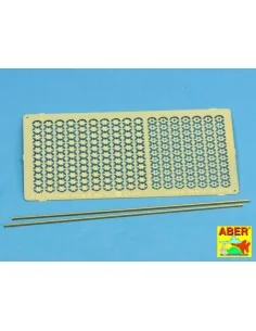 Hexagonal bolts & nuts 1, 5mm useful for 1/16 scale - Aber Models R-40 2