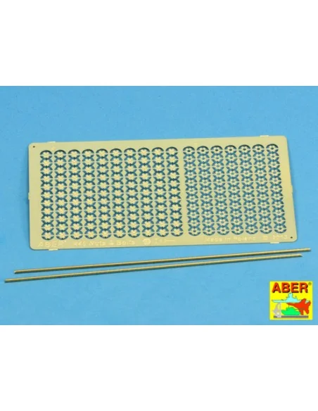 Hexagonal bolts & nuts 1, 5mm useful for 1/16 scale - Aber Models R-40