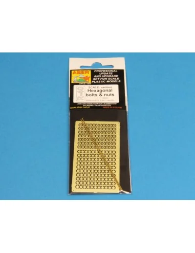 [NO_DESC] Hexagonal bolts & nuts 1, 5mm useful for 1/16 scale - Abe...