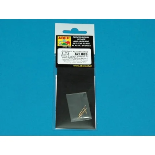 B wing(2 variant) armament for Spitfire Mk.I to V - Aber Models A72...