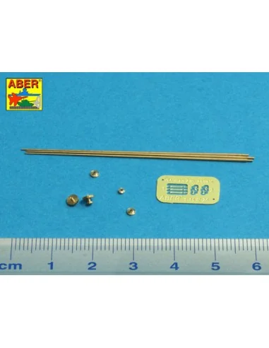 [NO_DESC] German 2m aerials with rings x 3 - Aber Models R-42