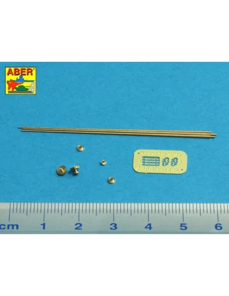 [NO_DESC] German 2m aerials with rings x 3 - Aber Models R-42