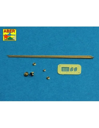 German 2m aerials with rings x 3 - Aber Models R-42