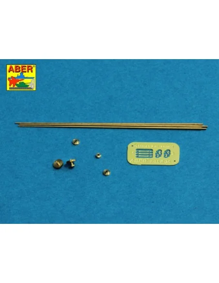 [NO_DESC] German 2m aerials with rings x 3 - Aber Models R-42