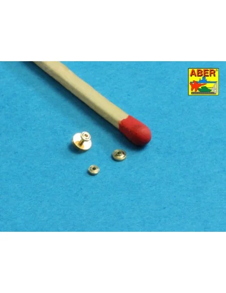 German 2m aerials with rings x 3 - Aber Models R-42