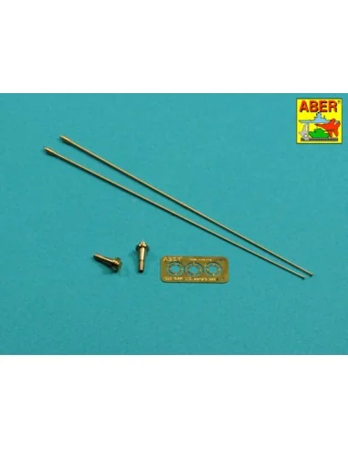 Set of 2 NATO antennas with mount bases - Aber Models R-44