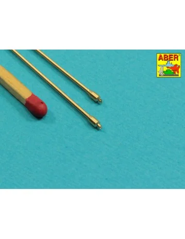 Set of 2 NATO antennas with mount bases - Aber Models R-44